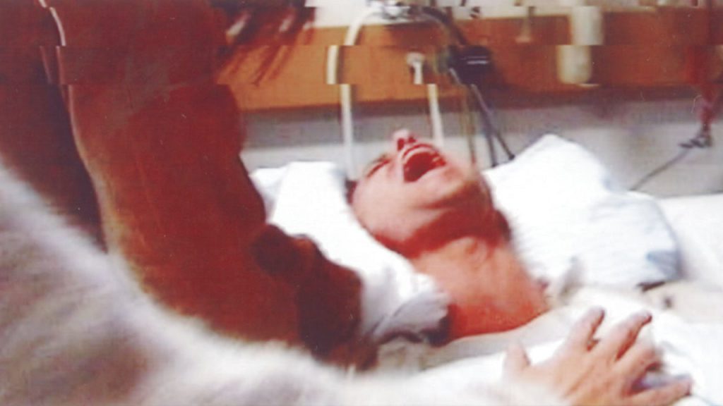 Jesper Jargil - Still from‬ De Udstillede (‬The Exhibited), 2000. Courtesy ‬Jasper Jargil Films. One of the rare documents of Lars Von Trier’s “Psychomobile #1: The World Clock” is Jargil’s “making-of” documentary. As another interpretation in this mechanism of translations, it focuses on the way in which problems between the actors in real life affected their performance, and vice versa. 